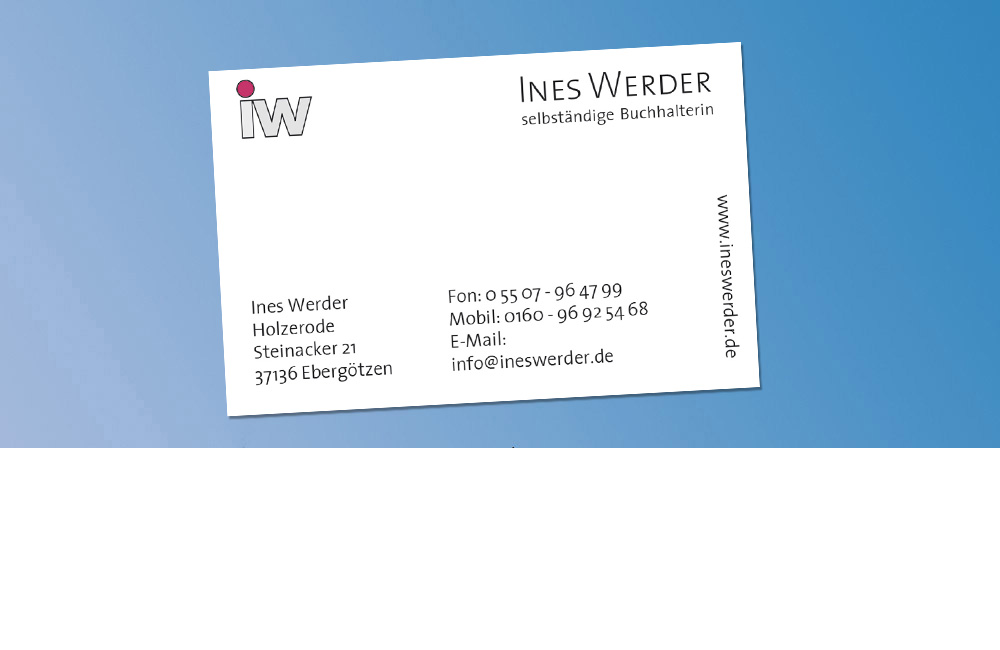 ineswerder.de: Visitenkarte Ines Werder, 37136 Ebergtzen